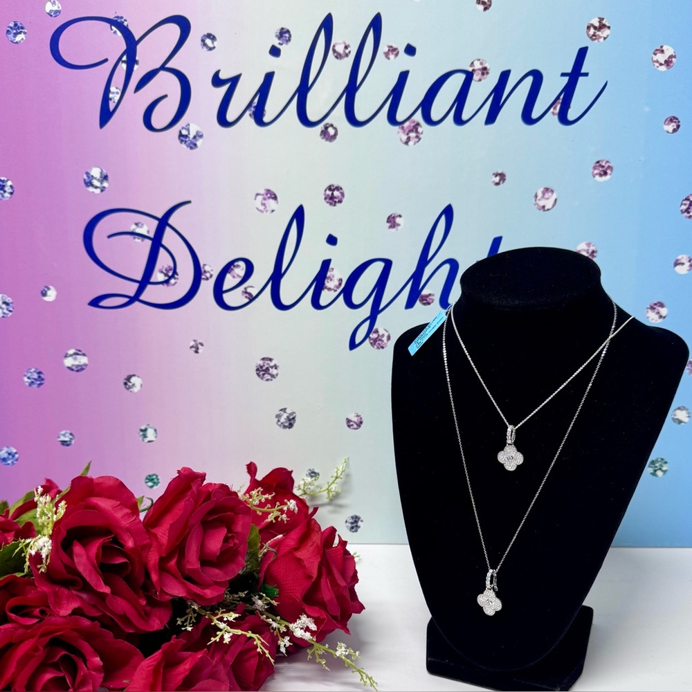 🍀SALE NWT VVS MOISSANITE ITALY 925S NECKLACE